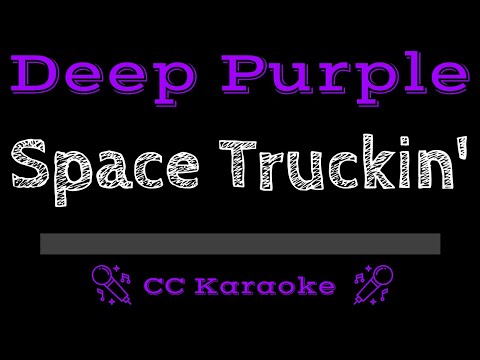 Deep Purple • Space Truckin’ (CC) [Karaoke Instrumental Lyrics]