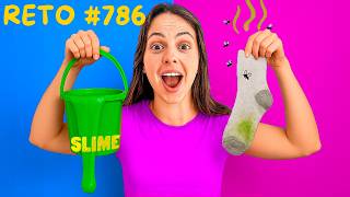 24 HORAS HACIENDO RETOS DE UN SOLO COLOR!!