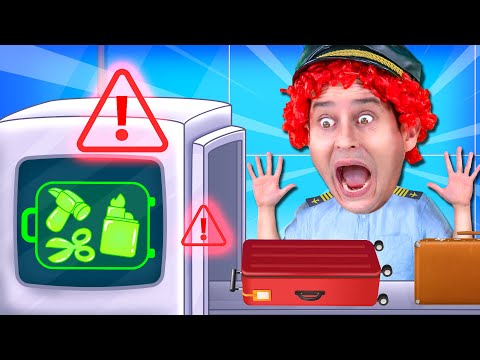 Airport Safety Song ✈️  Baby Got Lost in the Airport | Nursery Rhymes & Kids Songs