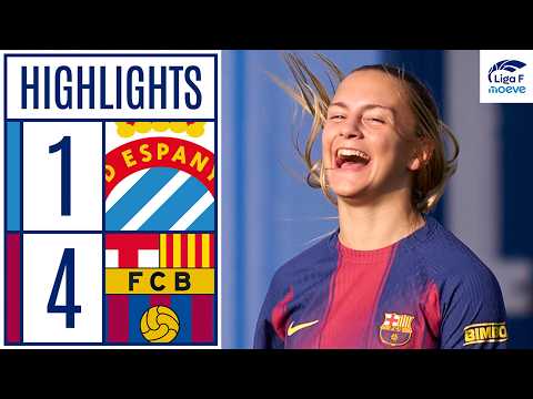 RCD ESPANYOL 1 - 4 FC BARCELONA | RESUMEN LIGA F MOEVE