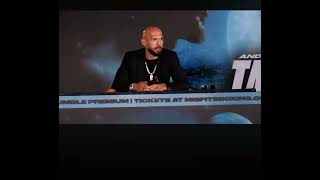 This INSANE encounter between Andrew Tate and Chase Damoor before they FIGHT