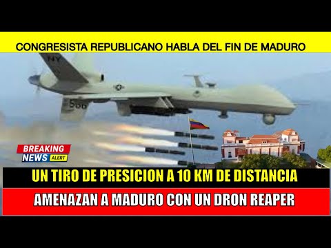 URGENTE!! AMENAZARON con liquidar a Maduro con un dron "un ataque de precisión" como Soleimani