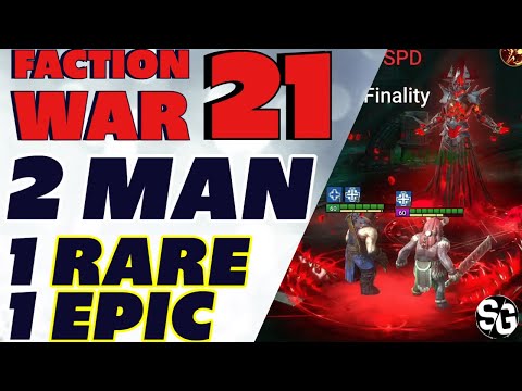 FW 21 two man, no lego. You can do it! Raid Shadow Legends how to beat faction wars