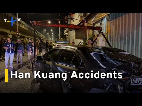 YouTube video thumbnail: Military Vehicles Involved in Two Accidents During Han Kuang Exercise