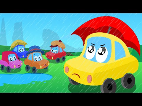 Rain Rain Go Away | Nursery Rhymes For Kids | Little Red Car | Cartoon Songs by Kids Channel