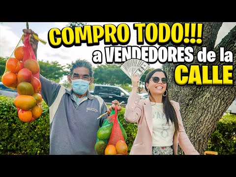COMPRO TODO a VENDEDORES en la CALLE! 😱 Así Reaccionan 😊 El Mundo de Camila 🔥