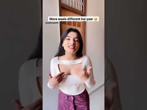 Mere wala different hai yaar 🤣 | #comedy | #shorts | Mahima Seth
