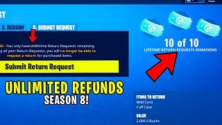 How To Get More Refunds In Fortnite Videos!    Infinitube - new how to get 10 more refunds in fortnite 10 extra refunds