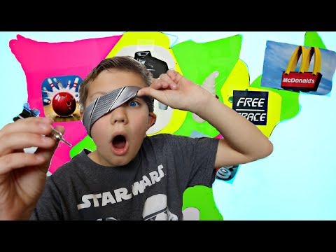 Throwing DARTS at a  MAP BLINDFOLDED and BUYING Whatever IT Lands On!