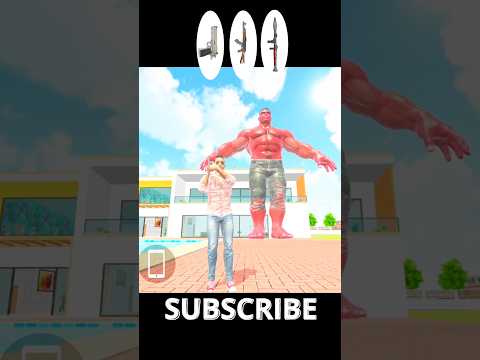 💥 Red Hulk Power Test in Indian Theft Auto 3D! #gamelife #gameshorts #viralshort