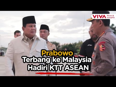 Sebelum Terbang ke Malaysia, Prabowo Beri Arahan ke Kapolri