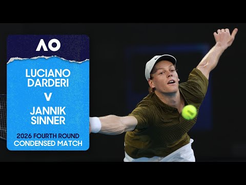 Luciano Darderi v Jannik Sinner Condensed Match | Australian Open 2026 Fourth Round