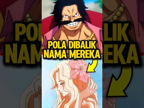 Dibalik Nama Trio Monster Bajak Laut ROGER Dan Para ISTRINYA! 🌸 #onepiece #anime