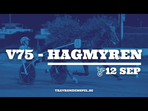V75 tips Hagmyren - 12 september 2020
