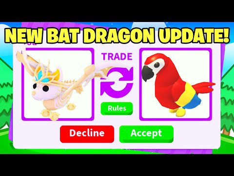 Trading NEW FAIRY BAT DRAGON! (Adopt me)