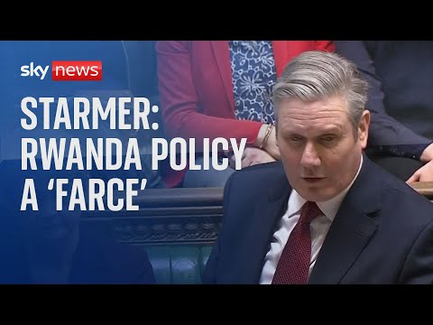 PMQs: Starmer brands Sunak's Rwanda policy a 'farce'