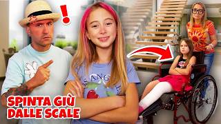 GIORGIA LITIGA CON LA CUGINA CATTIVA LA SPINGE CADE E SI ROMPE LA GAMBA!