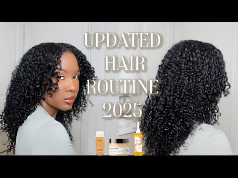 Updated Curly Hair Routine 2025 | Hair Oiling , Wash, & Styling