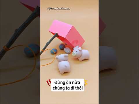 lợn hồng thông minh không bị mắc bẫy #shorts