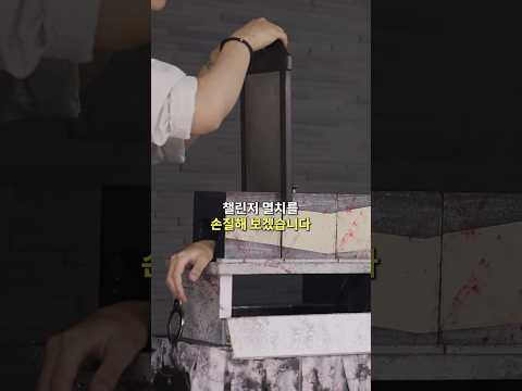 초대형 멸치를 직접 손질하는 마술사;;