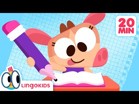 SCHOOL SONGS 🏫🍎 Educational Songs for Kids | Lingokids