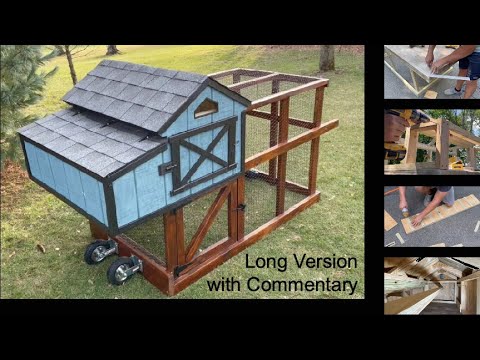 Portable Chicken Coop:  Step-by-Step Build with Commentary - V4.0