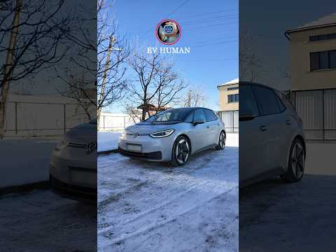 Запуск VW ID3 в мороз при -10🥶 Експлуатація електромобіля Volkswagen ID.3 зимою 😉 Одне задоволення