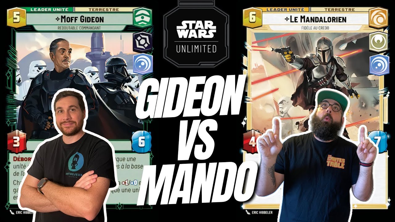 STAR WARS UNLIMITED - MOFF GIDEON VS LE MANDALORIEN - SET 2