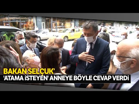 Bakan Selçuk, Ek Atama İsteyen Anneyi ‘İnşallah’ Diyerek Sevindirdi