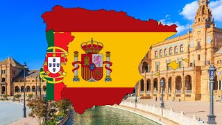 Iberia Flag Map Speedart