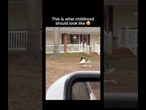 This is what childhood should look like 🥹🐕 #shorts