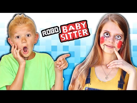 My Sister Is A ROBOT! Escape The BabySitter Sister Robot!