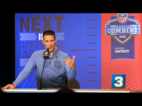 General Manager Nick Caserio meets with media at the NFL Combine | Houston Texans video clip