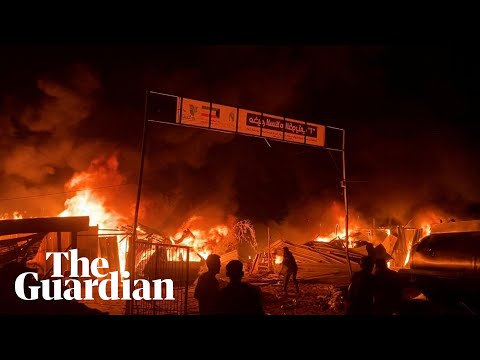 Israeli airstrike on camp for displaced Palestinians kills 35 in Rafah