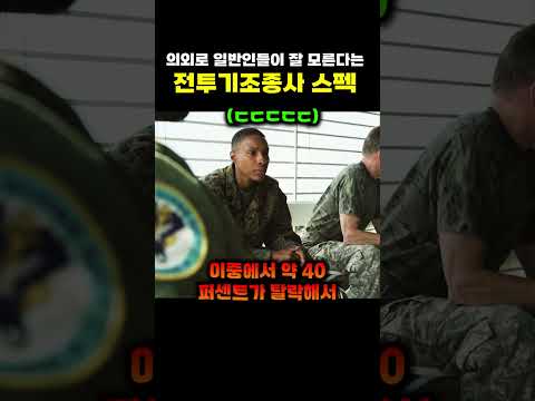 의외로 일반인들이 잘 모른다는 전투기조종사 <strong>스펙</strong>