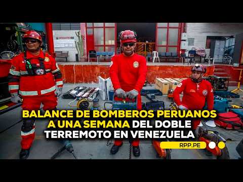 Terremoto en Venezuela: un sobreviviente rescatado y cinco cuerpos recuperados por bomberos peruanos