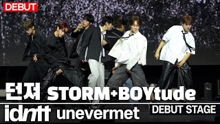[DEBUT] idntt unevermet - 'STORM' + ' BOYtude' Media Showcase | 'Select a super title song'