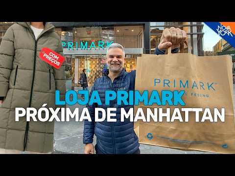 A PRIMARK em NOVA YORK tem roupas muito baratas