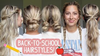 5 EASY & TRENDY BACK-TO-SCHOOL HAIRSTYLES 2025 | Short, Medium & Long Hairstyles | Simple Hairstyles