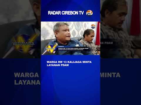 Warga RW 13 Kalijaga Minta Layanan PDAM