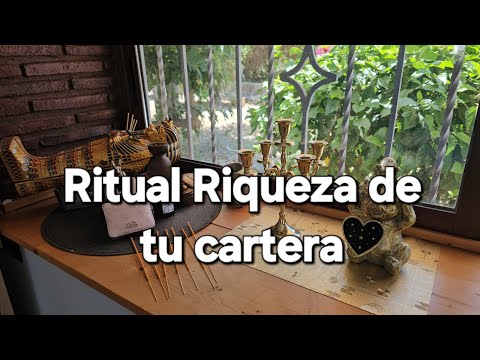 Ritual riqueza de tu cartera