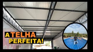 TELHA COM NUCLEO EM LÃ DE ROCHA, A MELHOR TELHA DO MERCADO! PASSO A PASSO COMPLETO.