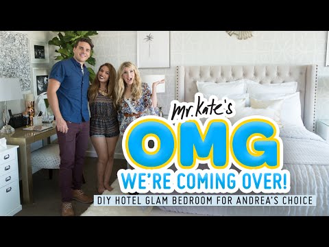 DIY Hotel Glam Bedroom for Andrea's Choice | Interior Design