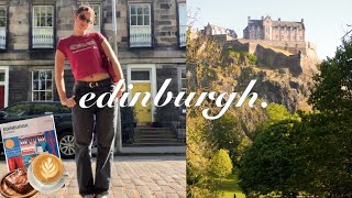 dreamiest days in edinburgh 💌 cafe trips, exploring the city & thrifting