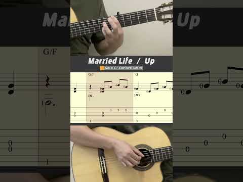 Married Life / Up (Guitar) #guitartab #guitar #fingerstyleguitar #marriedlife #up