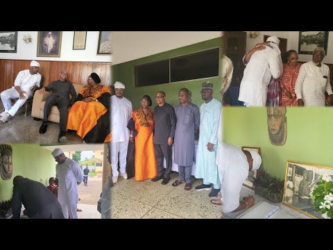Peter Obi and Gbadebo Rhodes-Vivour Pay Condolence Visit to Family of Late Awujale of Ijebu Land