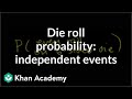 Probability of Rolling Even Numbers