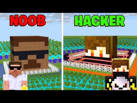 NOOB VS PRO VS HACKER SECURITY BUILD BATTLE !!!