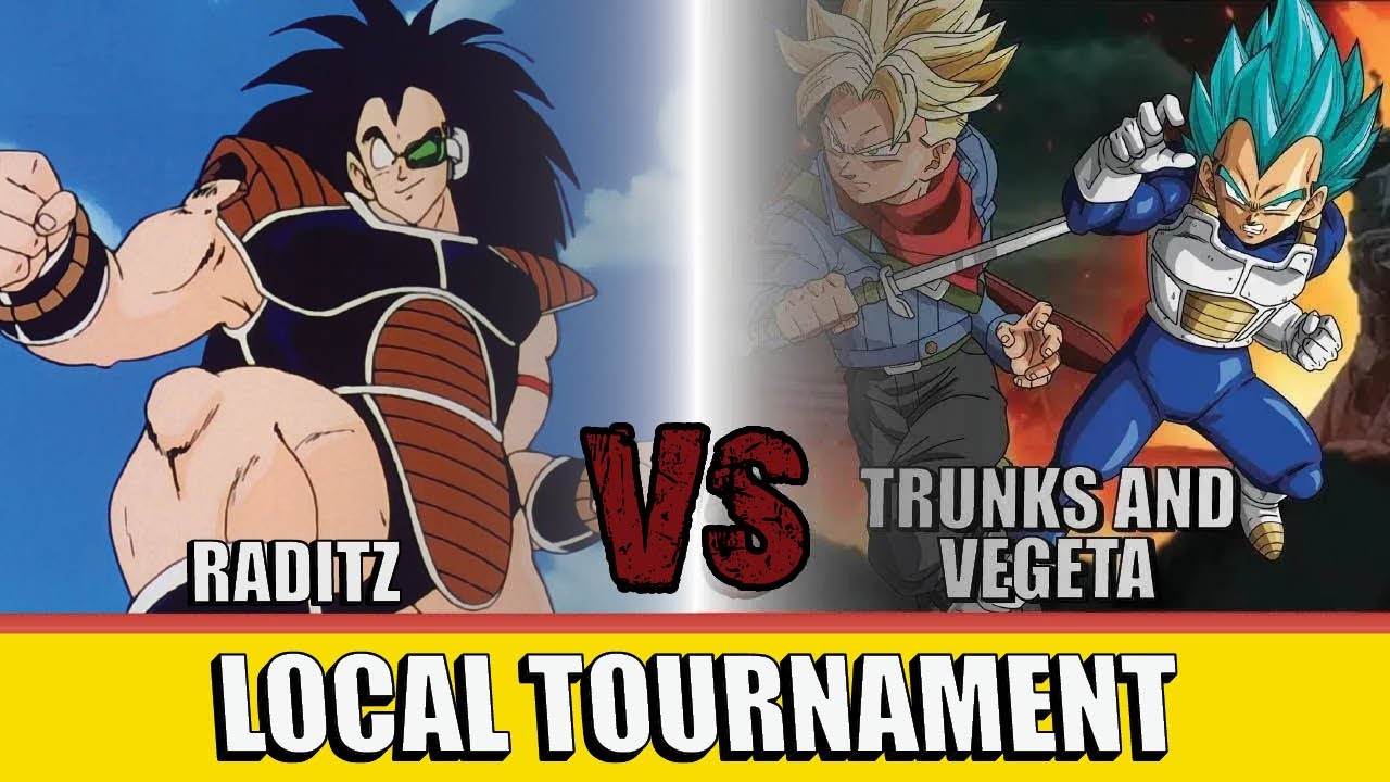 Raditz (G/B) vs Trunks and Vegeta (Y) | DBS TCG