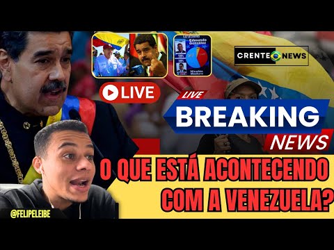 URGENTE: O QUE ESTÁ ACONTECENDO COM A VENEZUELA? - REACT LEIBE FELIPE #venezuela #venezuelaaovivo